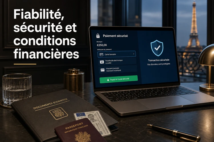 Fiabilité, sécurité et conditions financières