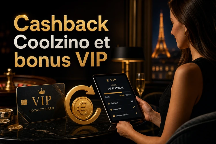 Fidélité et avantages : Coolzino casino cashback et VIP bonus