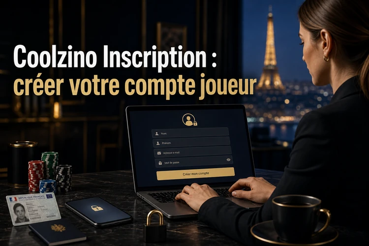 Coolzino Inscription: Comment créer et configurer votre compte joueur
